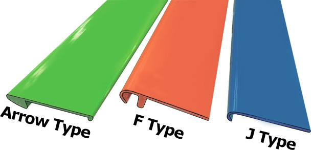 Trim caps profiles